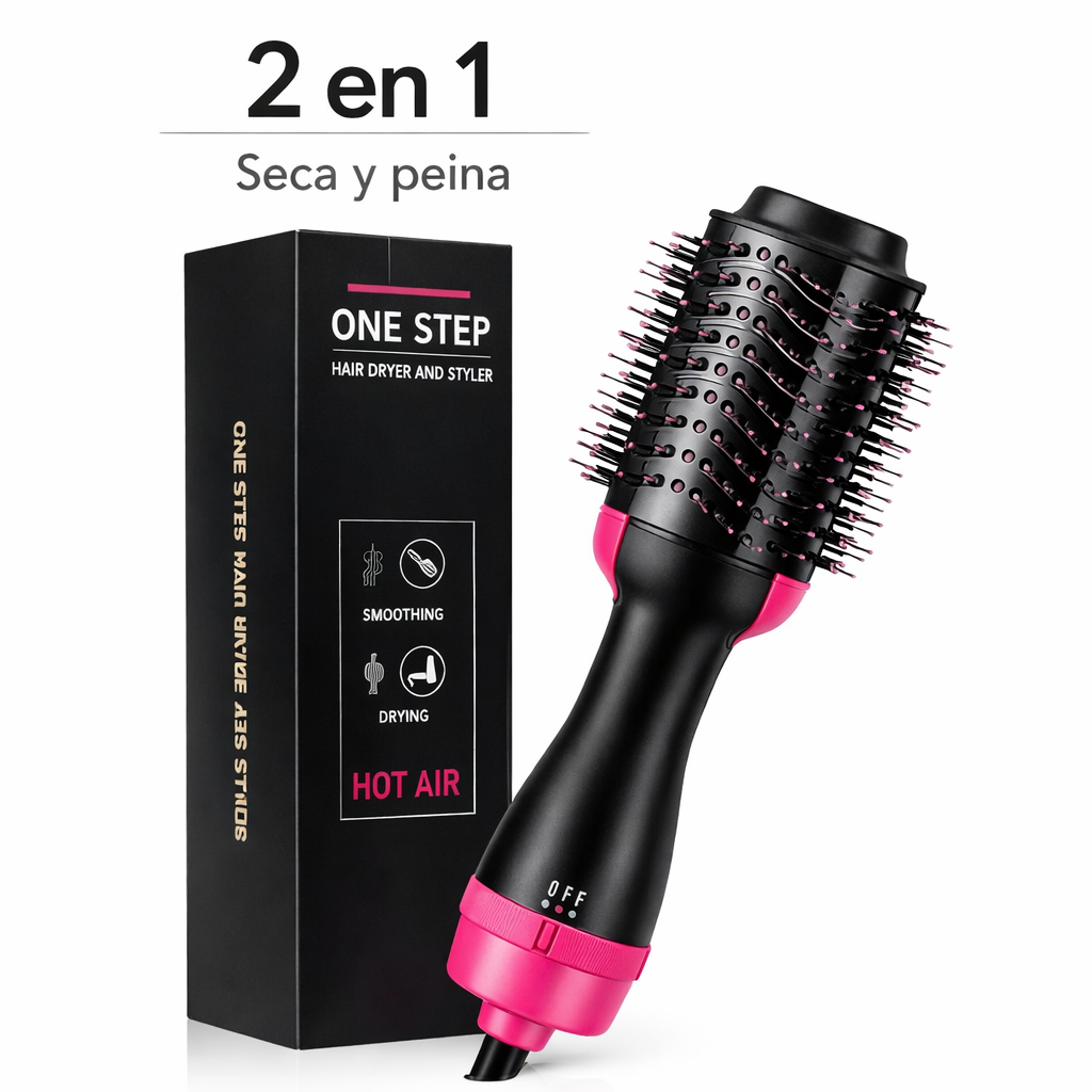cepillo secadora multifuncional one step